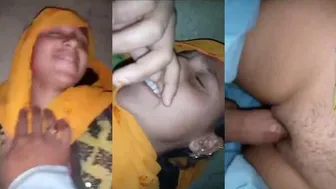 Newly married shy Afghani Pathani girl pussy fucking on floor