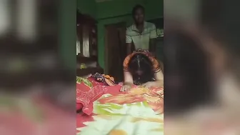 Chubby Pune aunty and milkman silent blowjob & doggy style sex