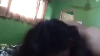 Cute Punjabi kudi sucking & deep throating bf’s morning wood