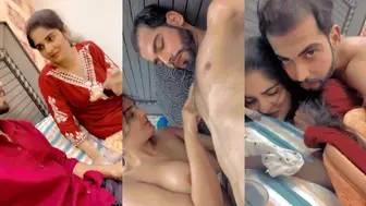 Newlywed shy Pakistani girl sloppy handjob & sex in hotel room