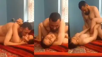 Afghan Pashtun husband fucking Maal wife’s tight pussy