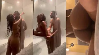 Horny rich Indian girl hot fucking under shower with driver