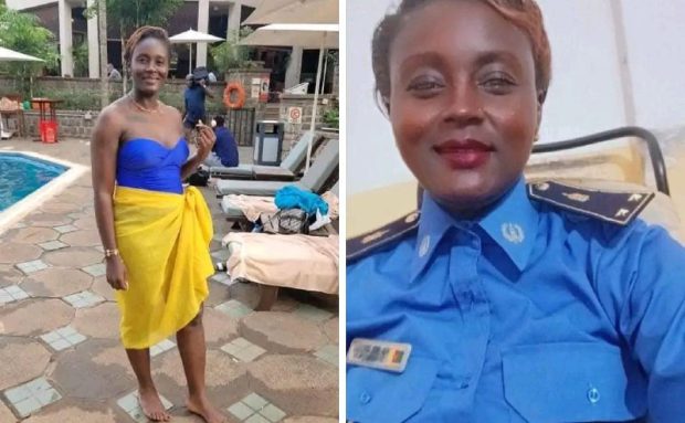 Cameroon police officers Ossomo Josue and Christelle Eboa Sex Video