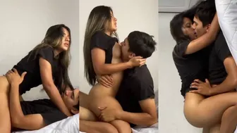 Sexy Filipino girl riding foreign boyfriend’s dick