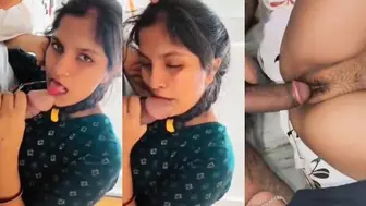 Young Karachi girl sucking bf dick and pussy fucking in hotel